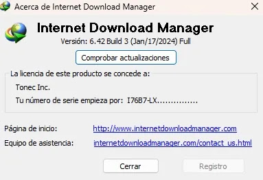 Gestor de descargas de Internet (2026) gratuito