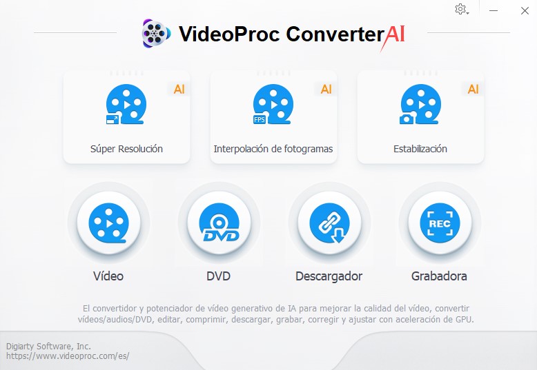 VideoProc Converter AI (2025) 8.6 Full Multilenguaje 