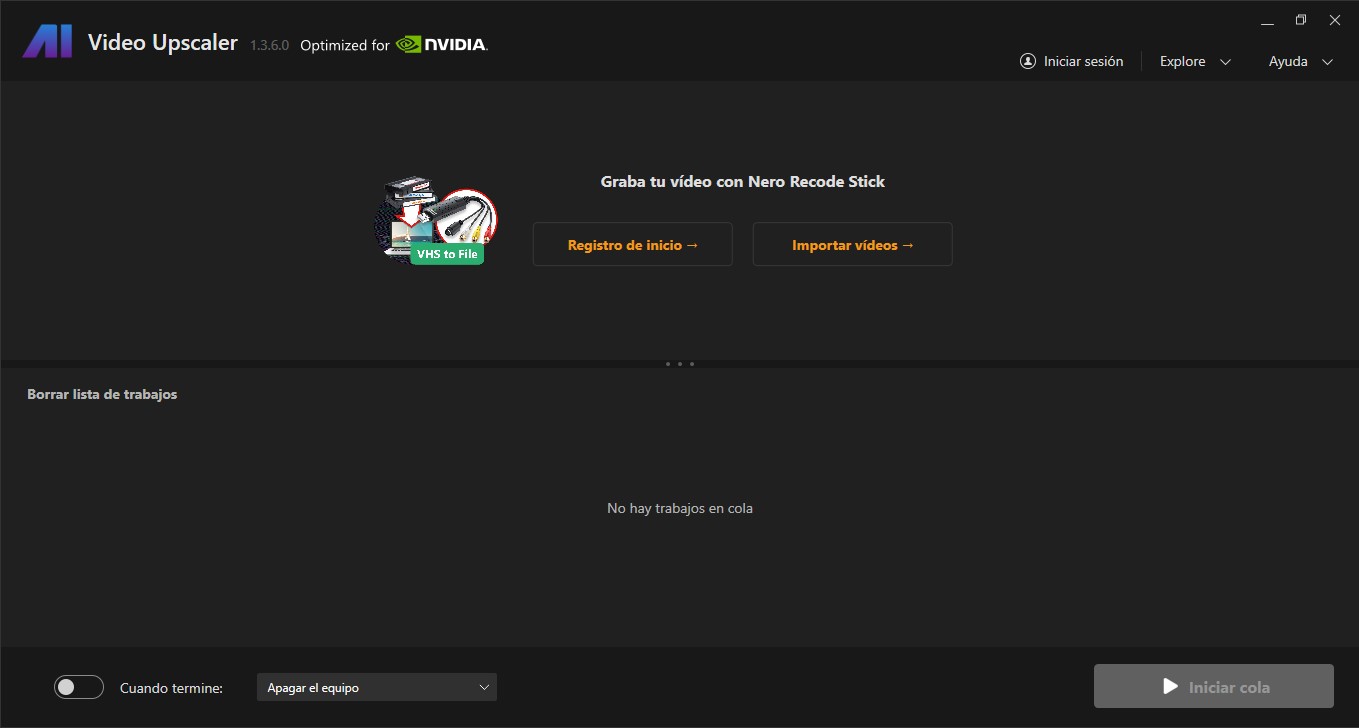 Nero AI Video Upscaler Pro (2026) Full Español