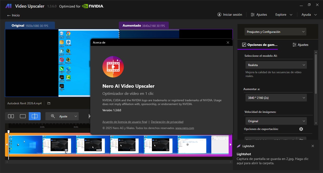 Nero AI Video Upscaler Pro (2026) Full Crack Español
