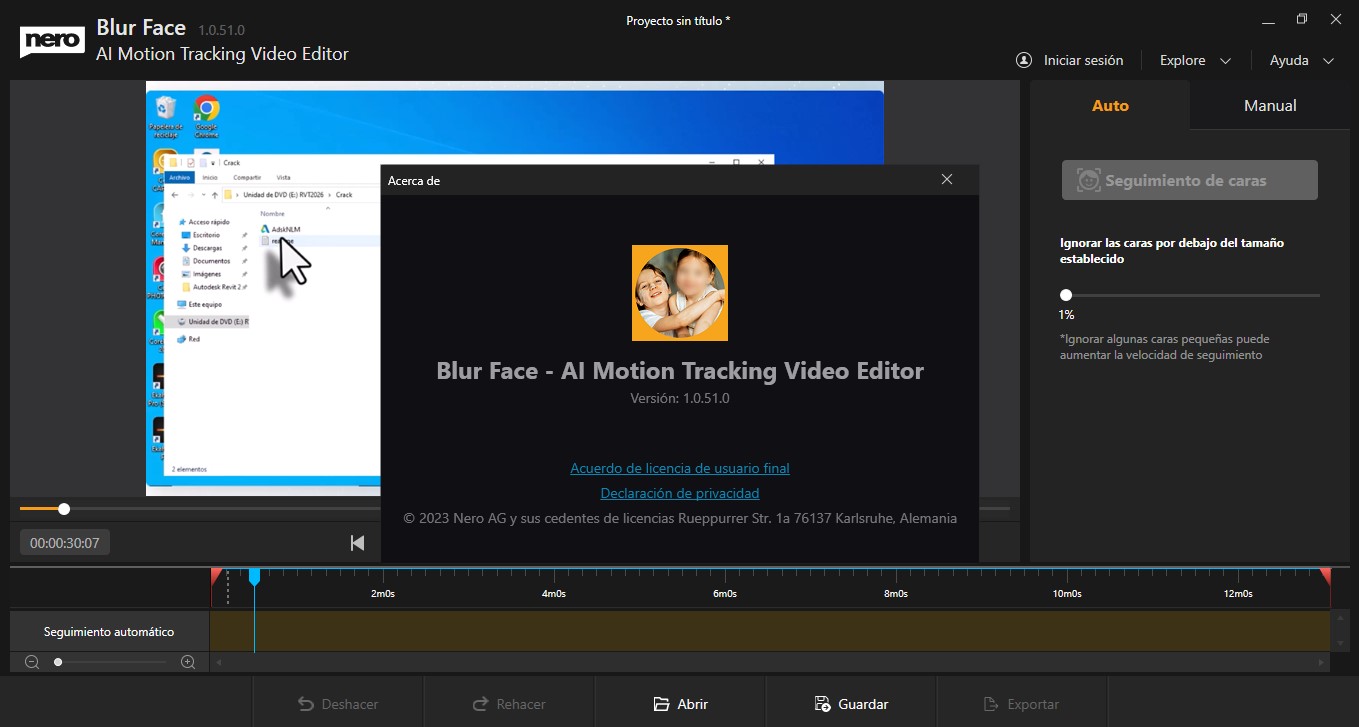 Nero Blur Face AI (2026) Full Multilenguaje