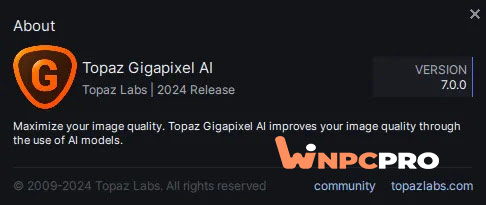 Topaz Gigapixel Pro 